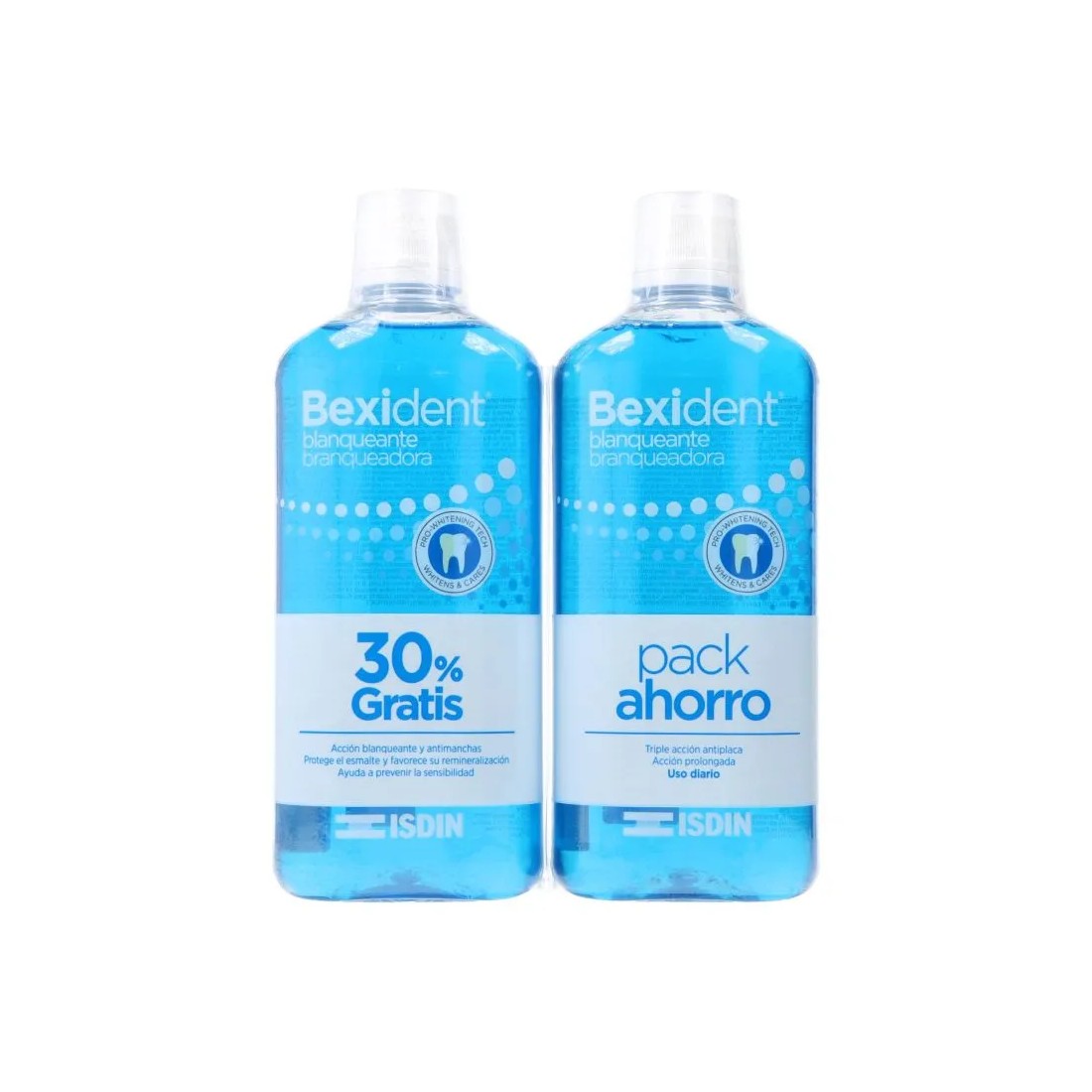 MasParafarmacia: Comprar ISDIN Bexident Blanqueante DUPLO Colutorio 2x500 ml