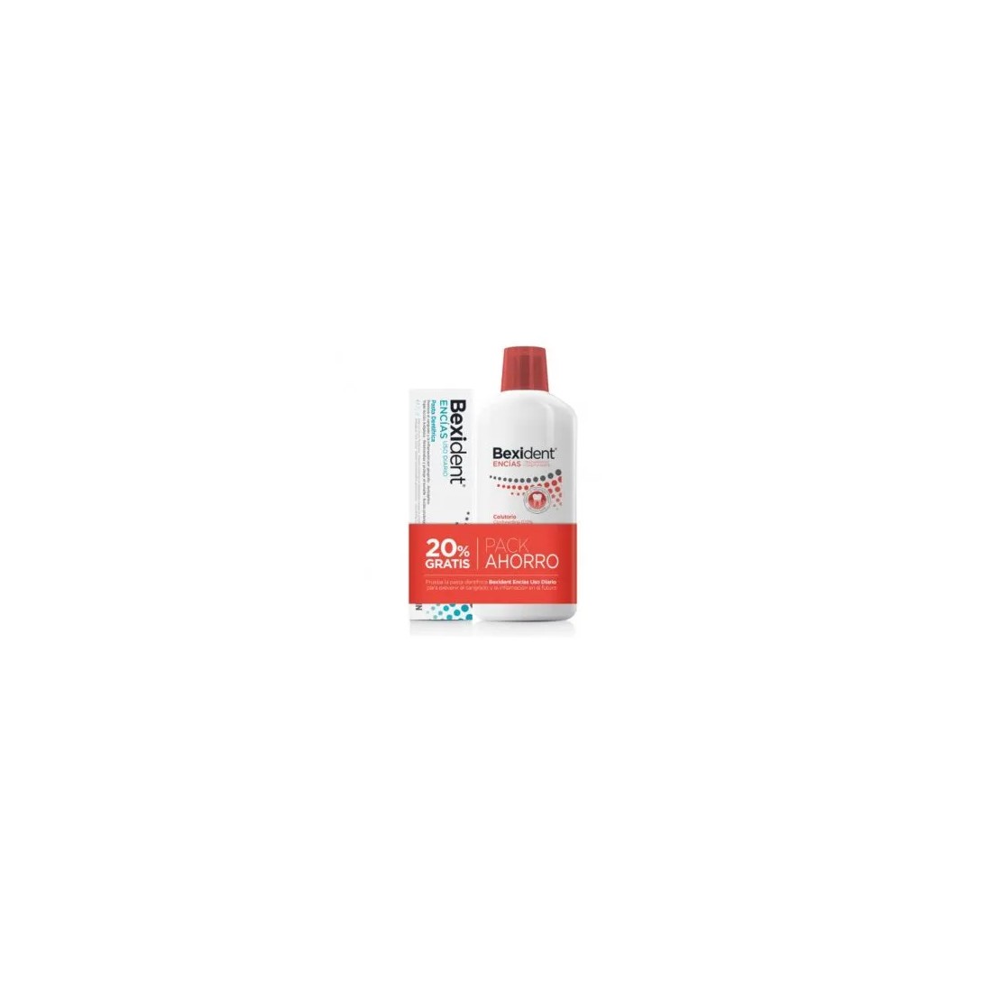 ISDIN Bexident Encías PACK Tratamiento Coadyuvante Colutorio+Pasta dentífrica 500ml+125ml
