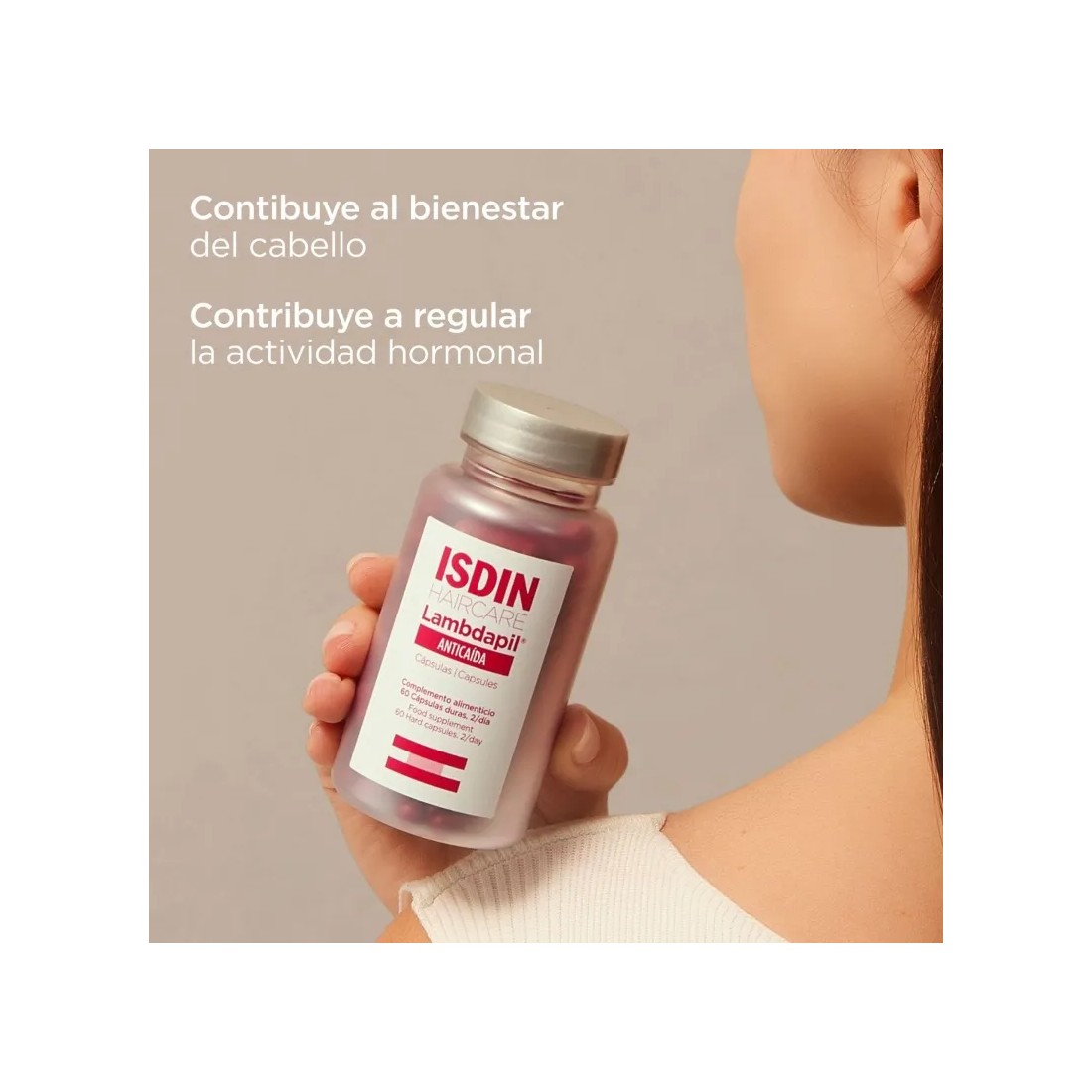 Isdin Duplo Lambdapil Cápsulas Anticaída 2x60 Capsulas