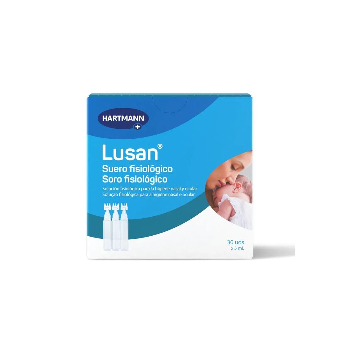 Hartmann Lusan Suero Fisiológico Nasal Ocular 30x5Ml frontal