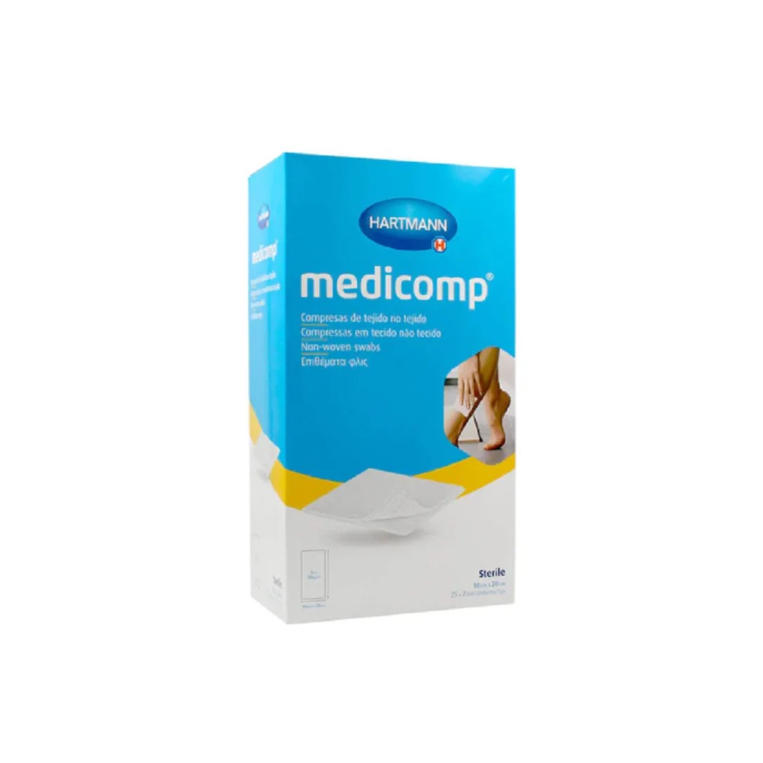 Medicomp Gasas No Tejido 10x20 50 Unidades