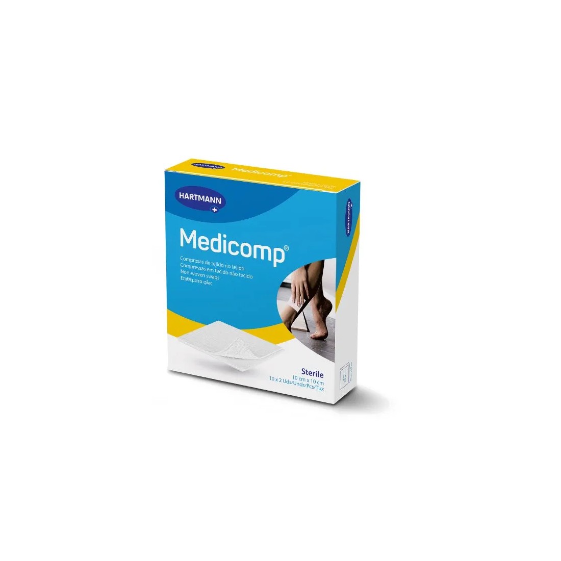 Medicomp Gasas Estériles 10x10 10Unidades