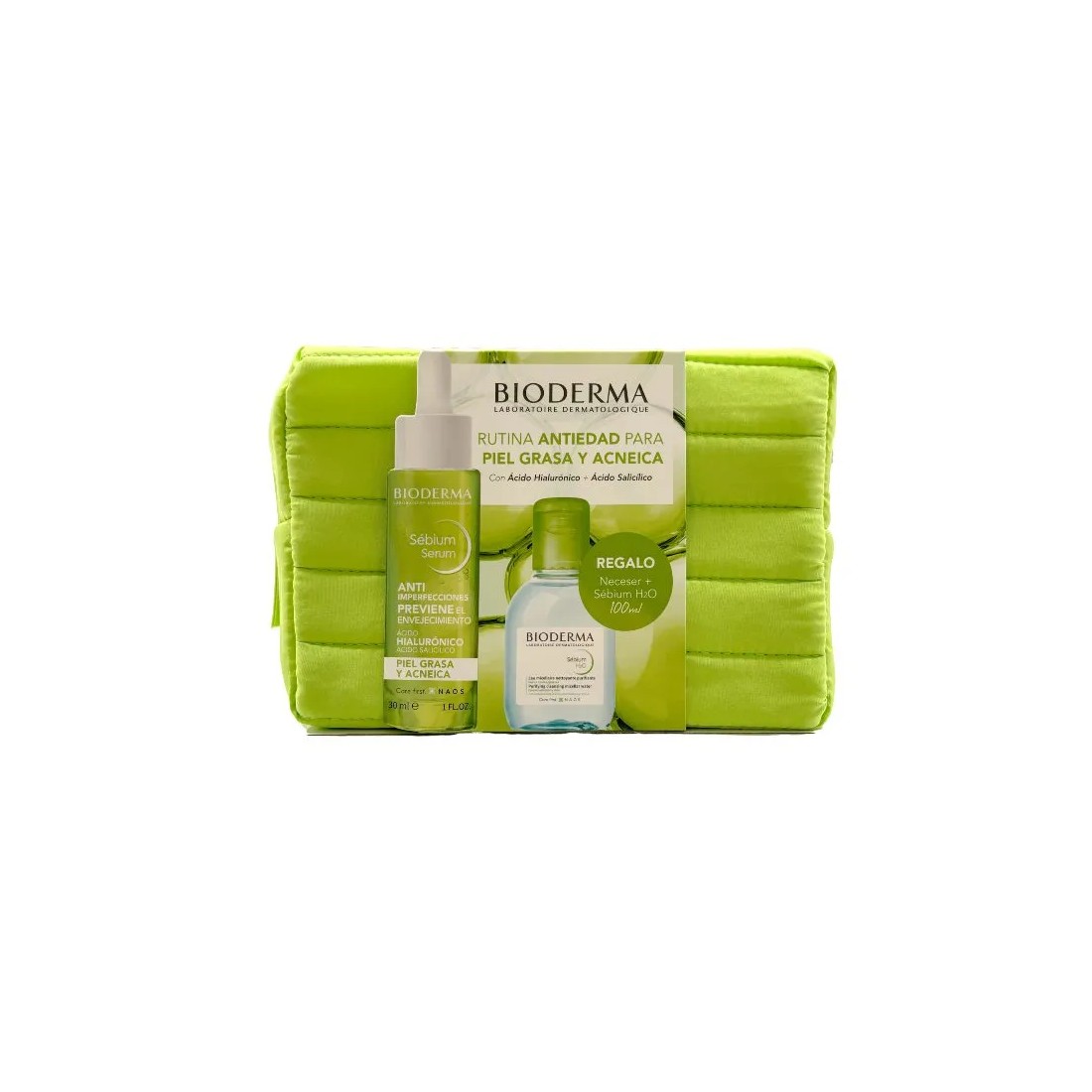 Bioderma Pack Regalo NECESER Bioderma Sebium Serum 30 ml + H2O 100 Ml