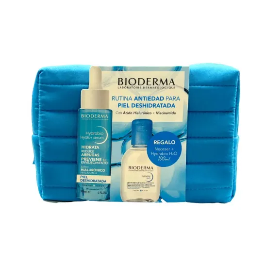 Bioderma Pack Regalo NECESER Hydrabio Hyalu+ Serum 30 Ml + H2O 100 Ml
