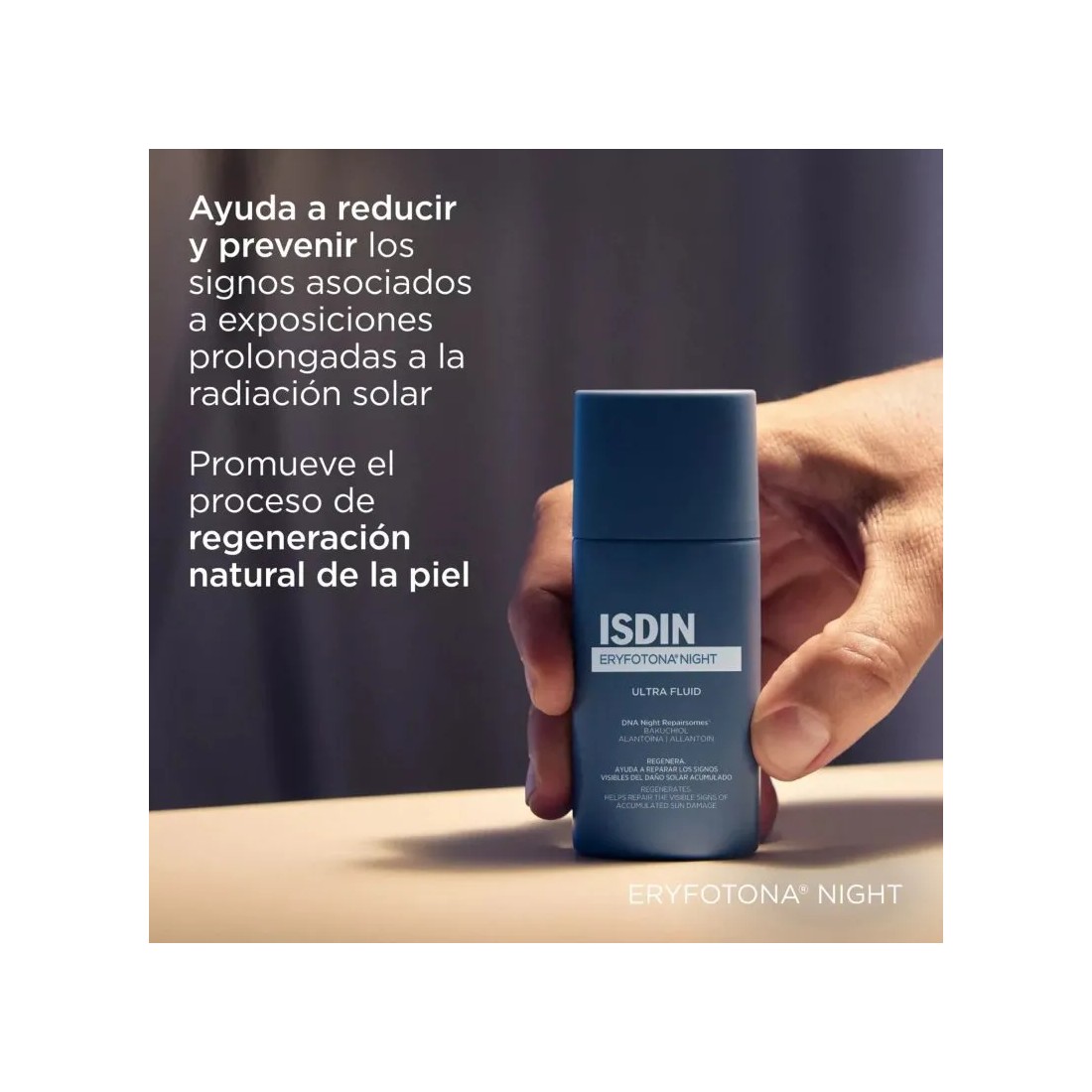 Isdin Eryfotona Night Ultra Fluid 50 Ml caracteristicas