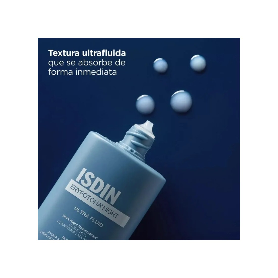 Isdin Eryfotona Night Ultra Fluid 50 Ml textura