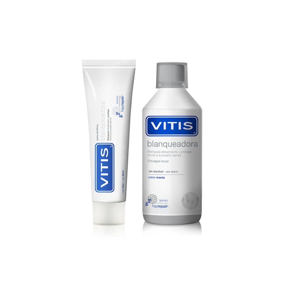 MasParafarmacia: Comprar Vitis Pack Blanqueadora Colutorio 500 Ml + Pasta 100 Ml