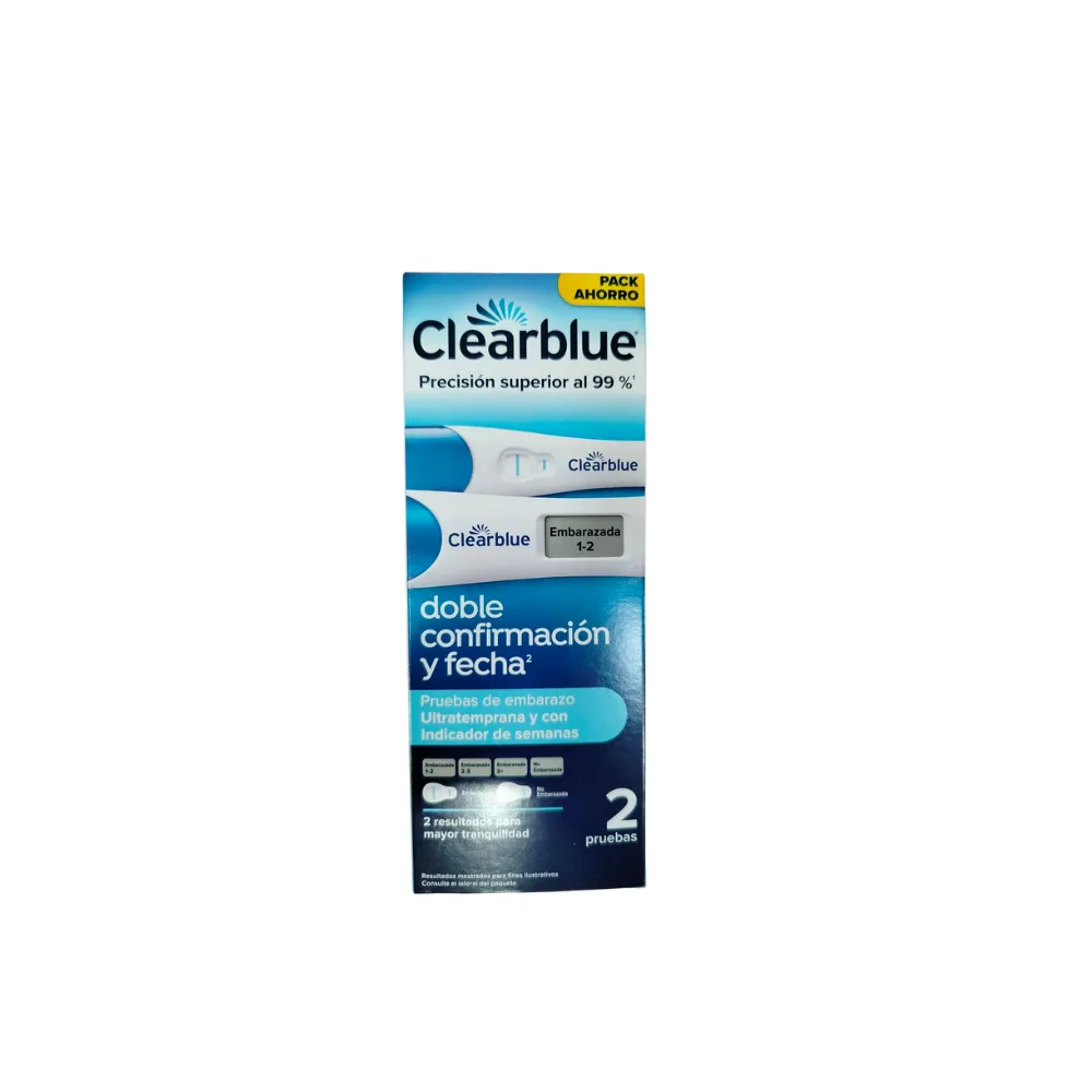 Clearblue Pack Test Embarazo Prueba Ultratemprana + Prueba Indicador de Semanas