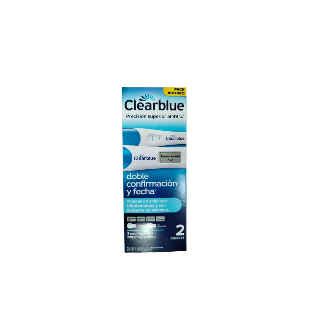 Clearblue Pack Test Embarazo Prueba Ultratemprana + Prueba Indicador de Semanas