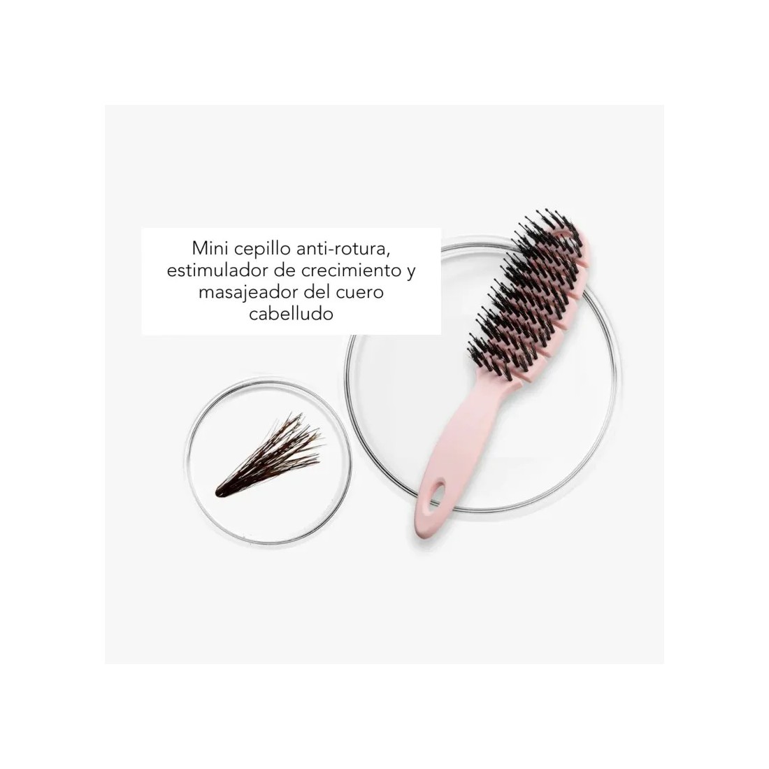 Moncho Moreno Mini Cepillo Magic Brush Rosa | Masparafarmacia