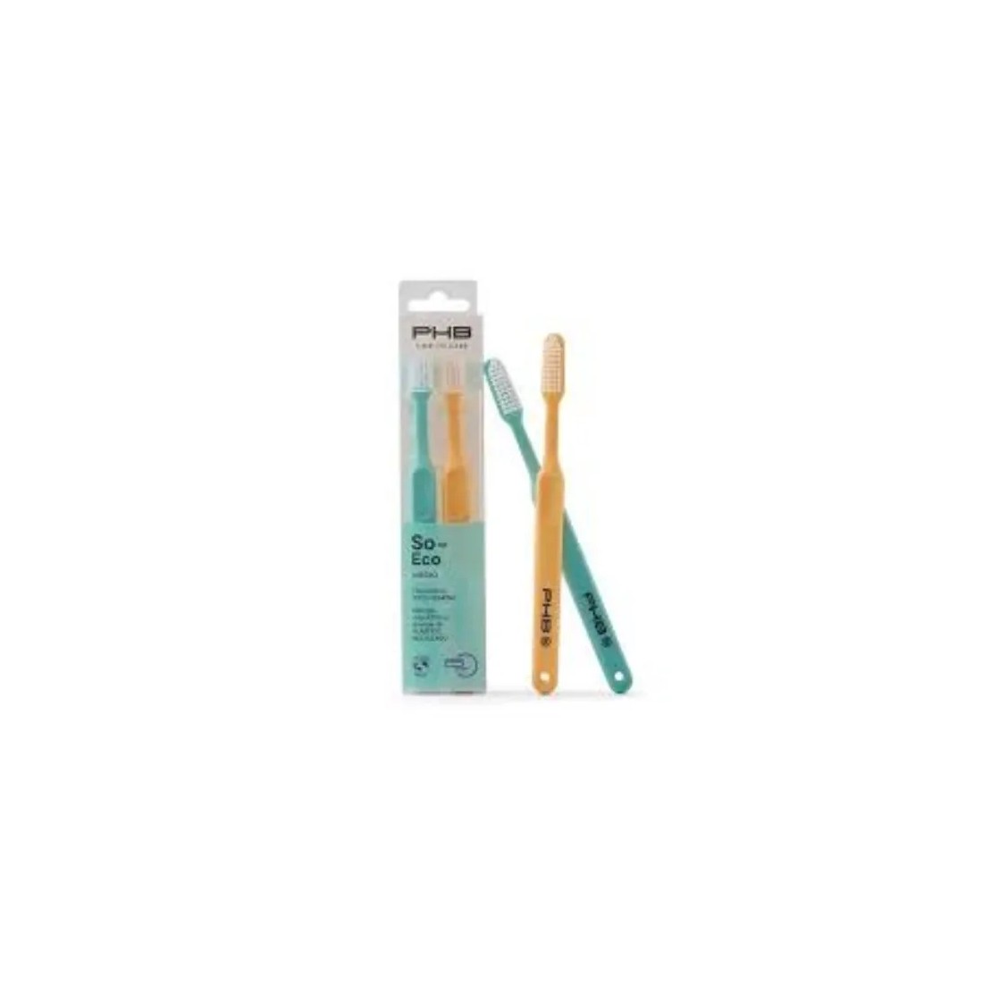 PHB Cepillo Dental Eco Medio Duplo | Masparafarmacia