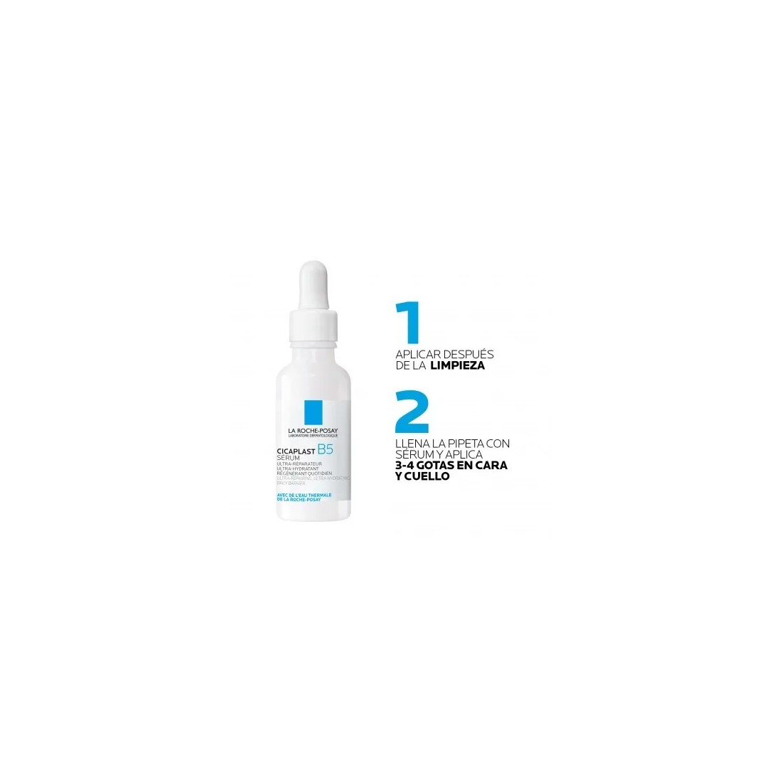 La Roche Posay Cicaplast Sérum 30 ml cómo aplicar
