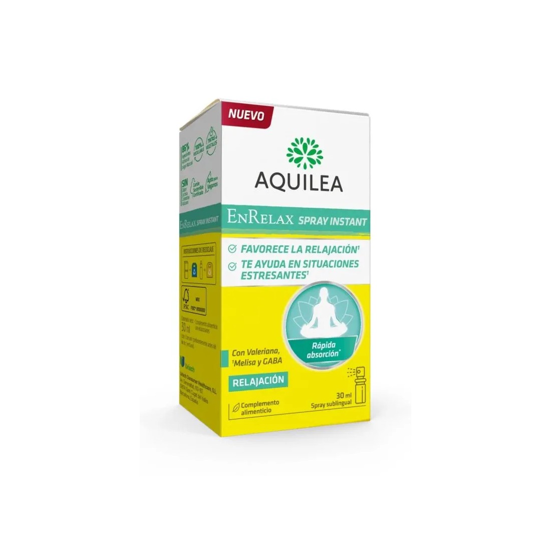 Aquilea Enrelax Spray Instant 30ml | Masparafarmacia