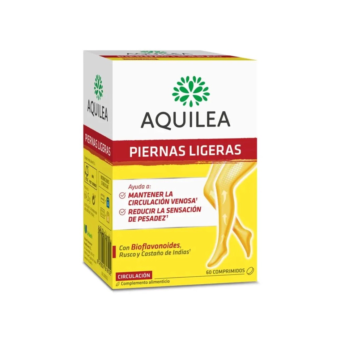 Uriach Aquilea Piernas Ligeras 60 Comprimidos | Masparafarmacia