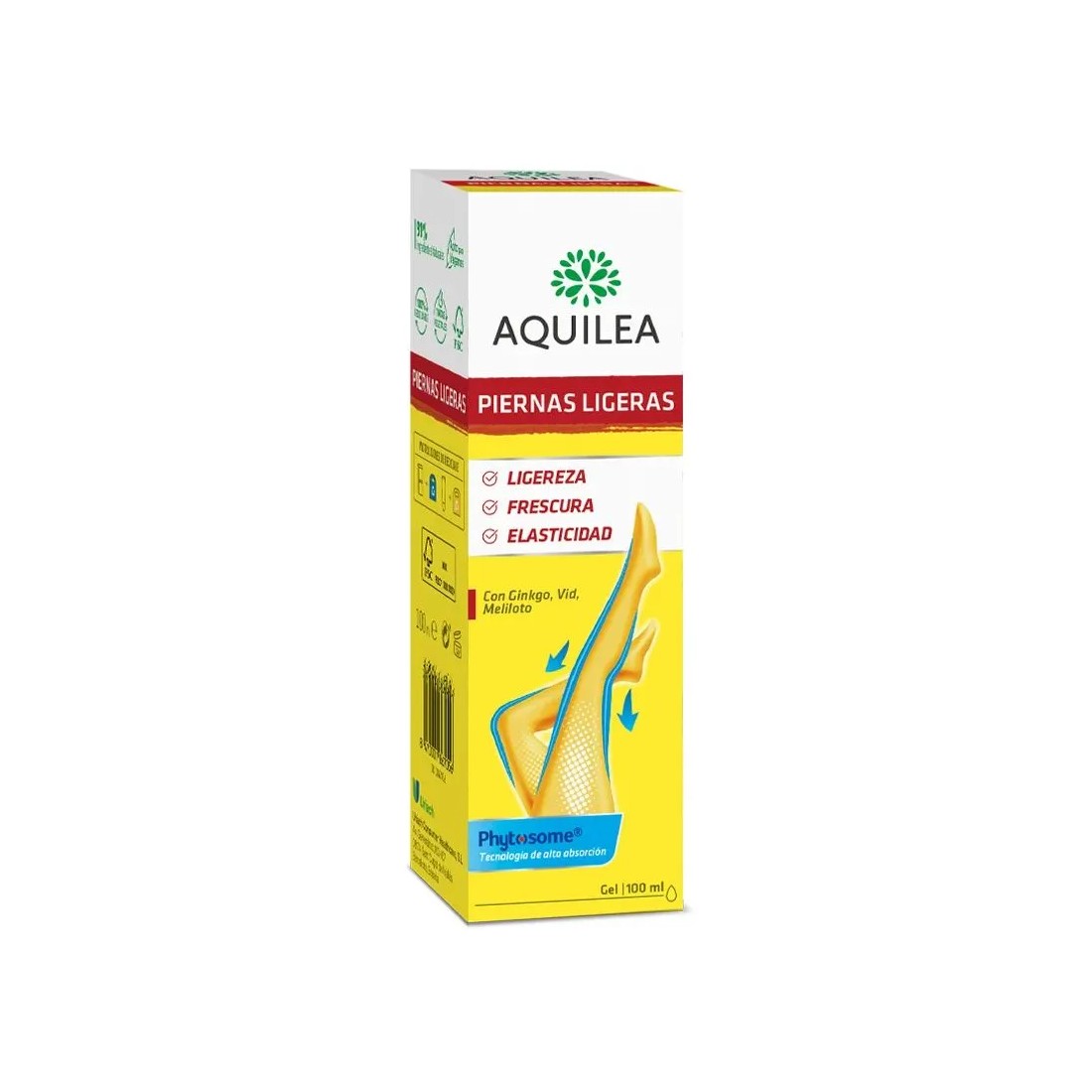 Uriach Aquilea Piernas Ligeras Gel 100ml | Masparafarmacia