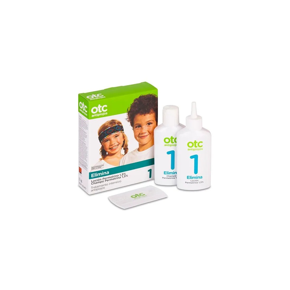 Comprar OTC Tratamiento Intensivo Antipiojos Loción + Champú Permetrina 1.5% Pack Ahorro | MasParafarmacia