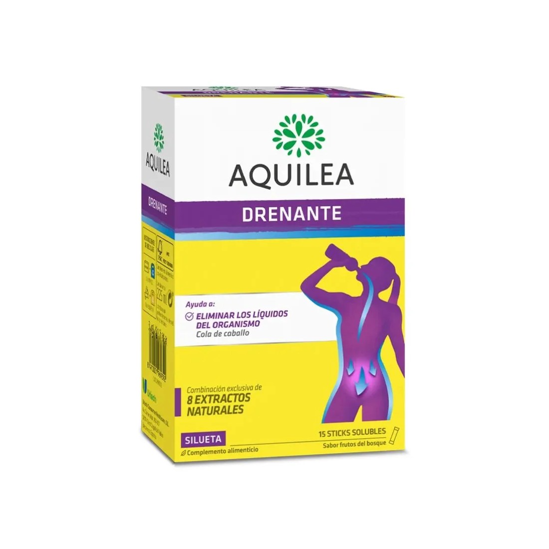 Uriach Aquilea Drenante 15 Sticks | Masparafarmacia