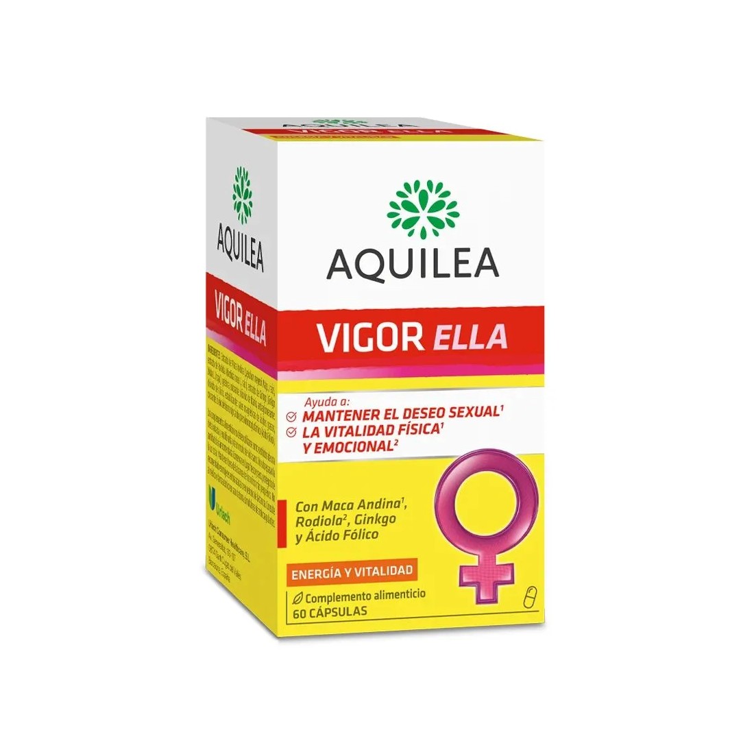 Uriach Aquilea Vigor Ella 60 Cápsulas | Masparafarmacia