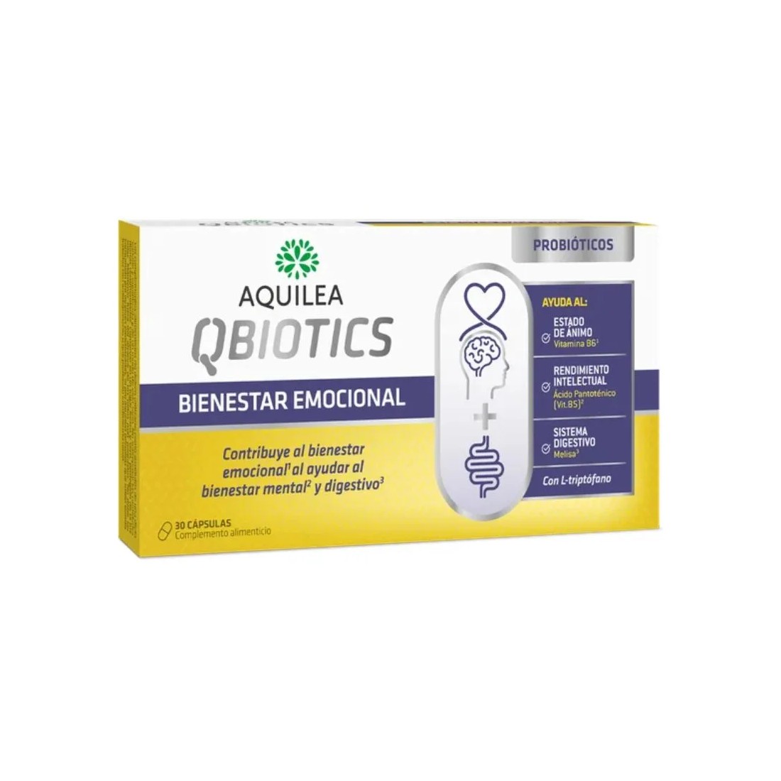 Aquilea Qbiotics Bienestar Emocional 30 Cápsulas | Masparafarmacia