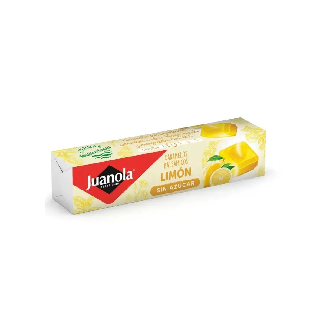 Caramelos Balsamicos Limon Con Hierbas Mediterraneas 32.4 Gramos