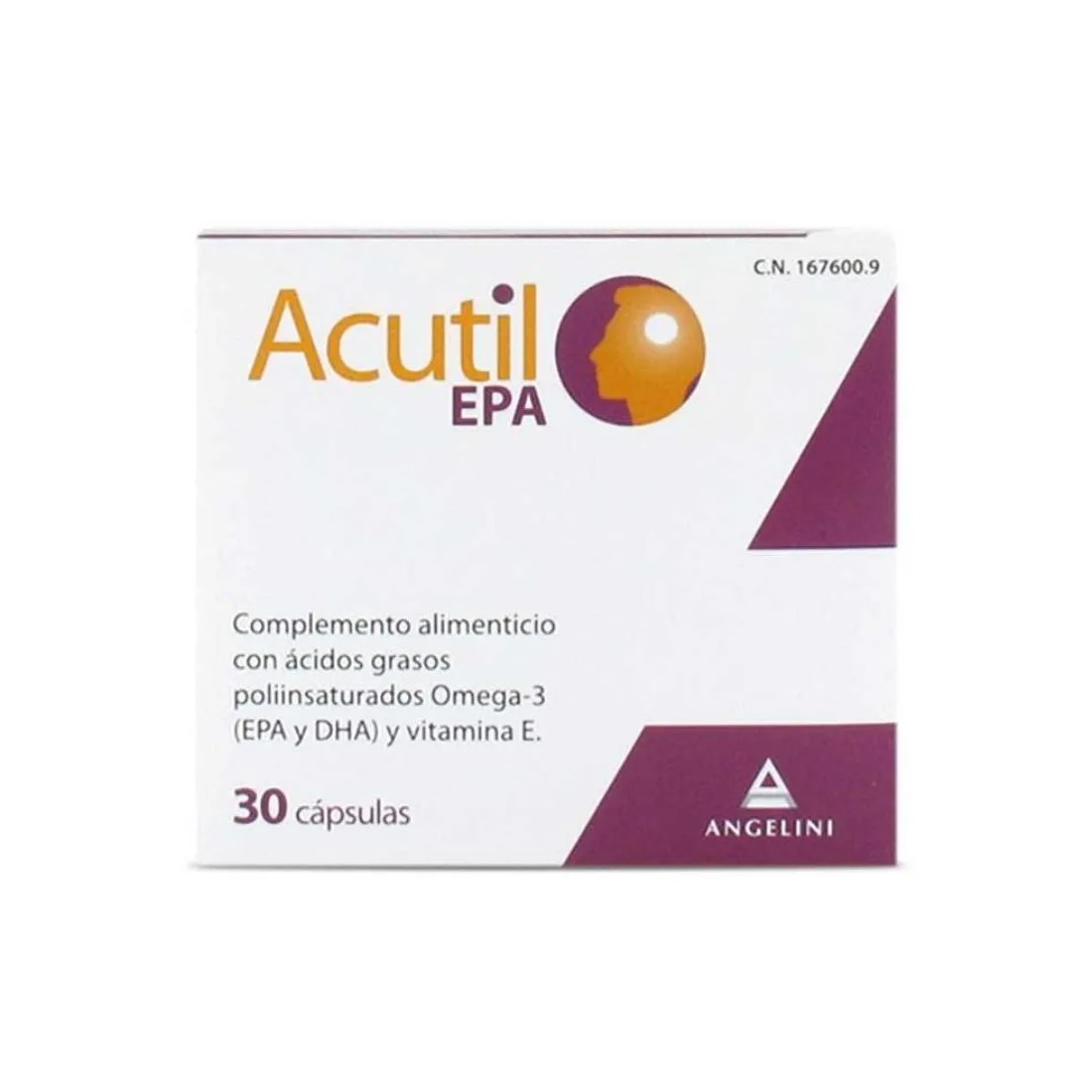 Angelini Pharma Acutil EPA 30 Comprimidos | Masparafarmacia