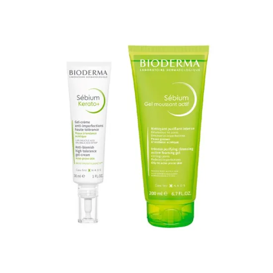 Bioderma Pack Antiacné Sebium Actif 200Ml + Sebium Kerato 30Ml