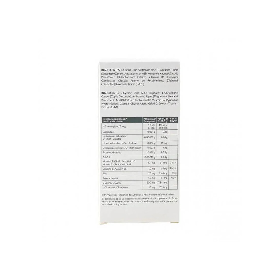 Iraltone Forte 60 Capsulas composición