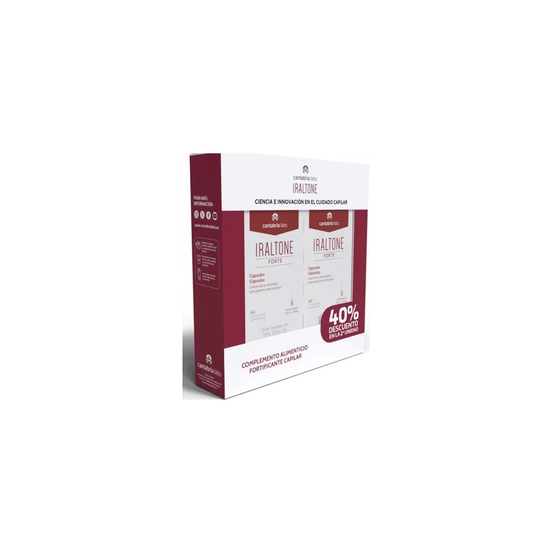 Iraltone Forte PACK DUPLO 2x60 Cápsulas