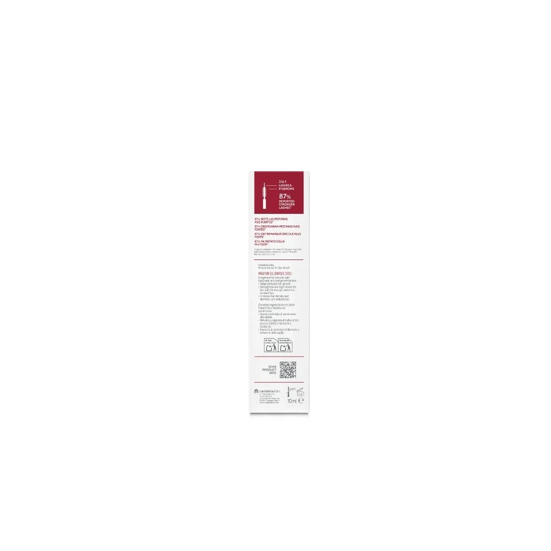 Iraltone Sérum 2 en 1 Pestañas y Cejas 10 Ml caja