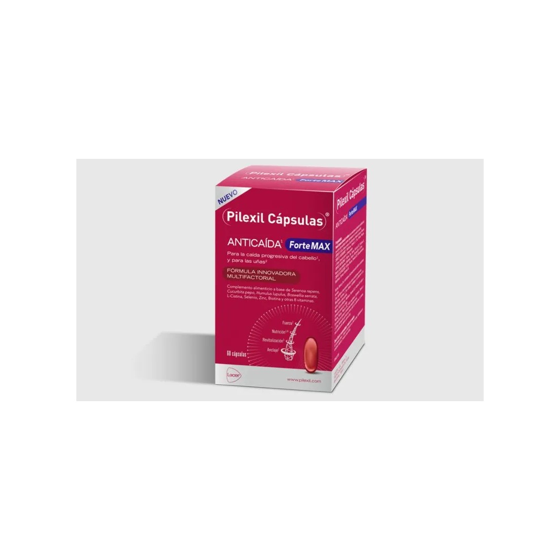 Pilexil ForteMAX Cápsulas Anticaída 60 Uds