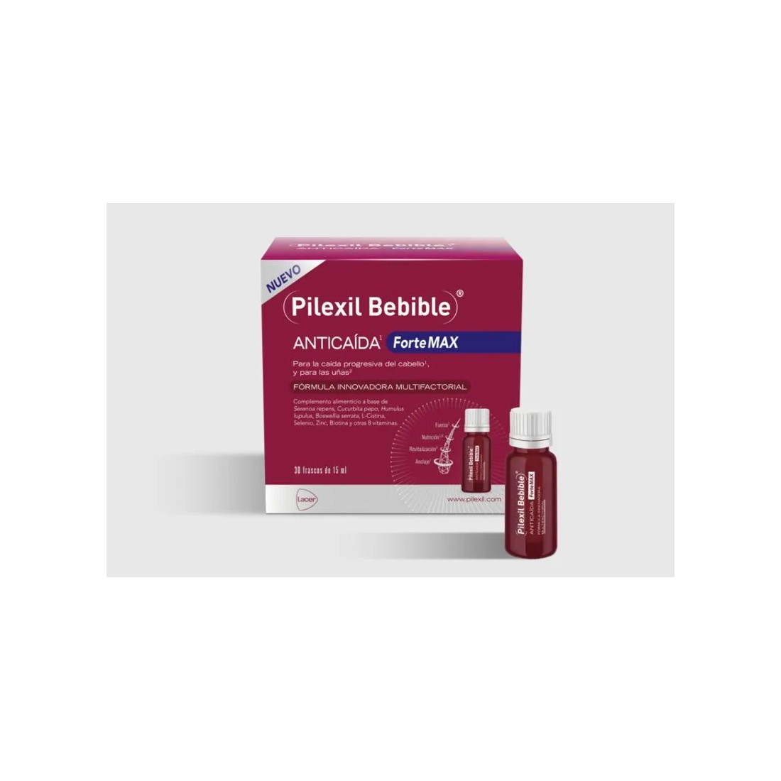 Pilexil Forte Max Bebible 30uds | Masparafarmacia