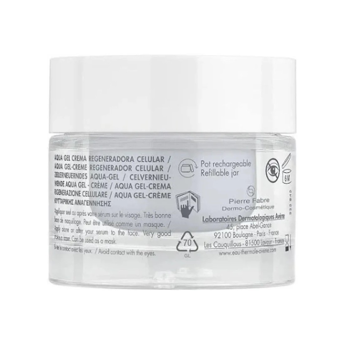 Avene Hyaluron Activ B3 Crema Regeneradora 50ml detalles