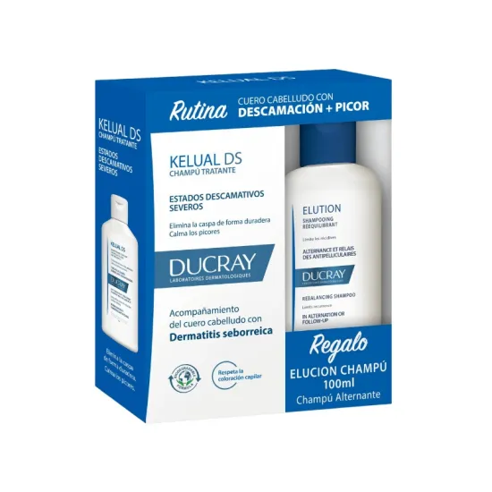 Ducray Kelual DS Champú 100 ml pack regalo