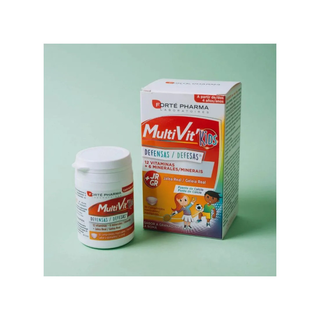 Forte Pharma Multivit Kids 30uds Masticables tamaño
