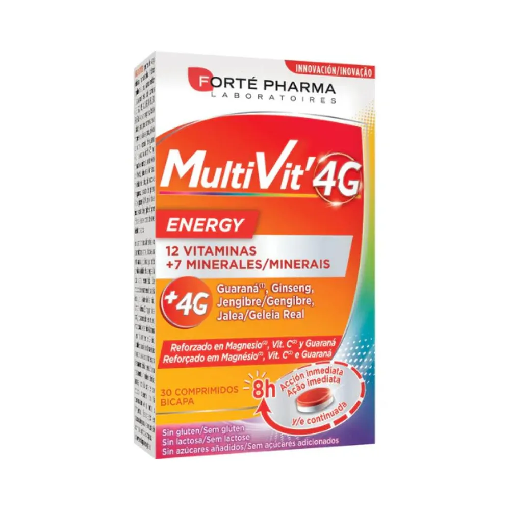 Forte Pharma Multivit 4G Energy 30 Comprimidos