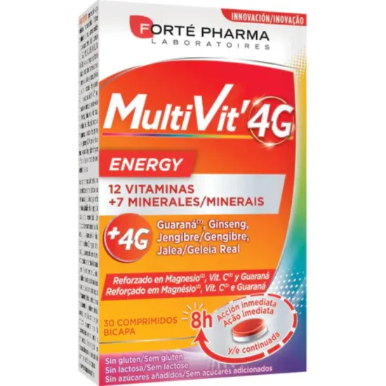 Forte Pharma Multivit 4G Energy 30 Comprimidos