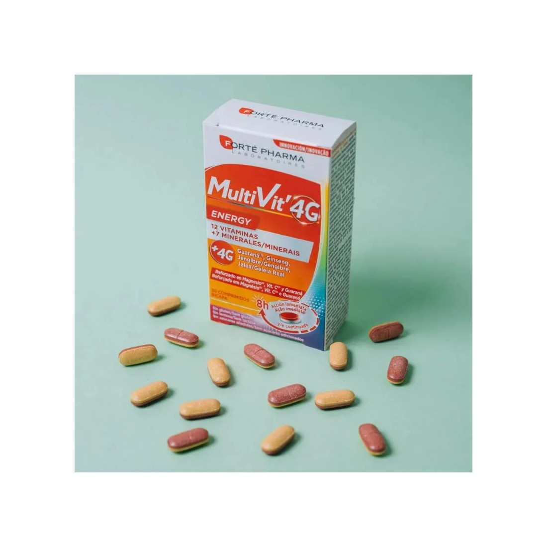 Forte Pharma Multivit 4G Energy 30 Comprimidos detalle