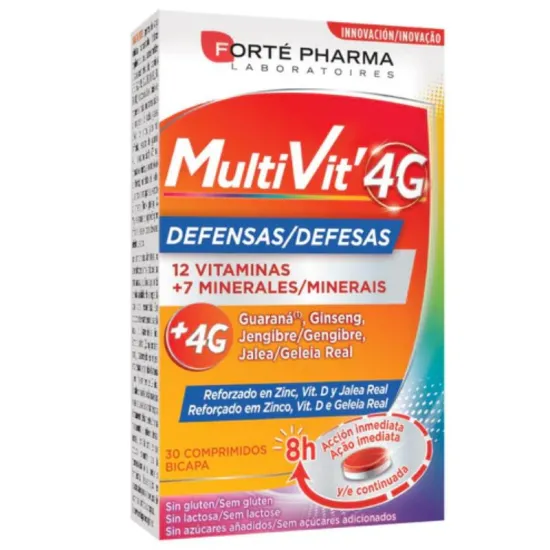 Forte Pharma Multivit 4G Defensas 30 Comprimidos