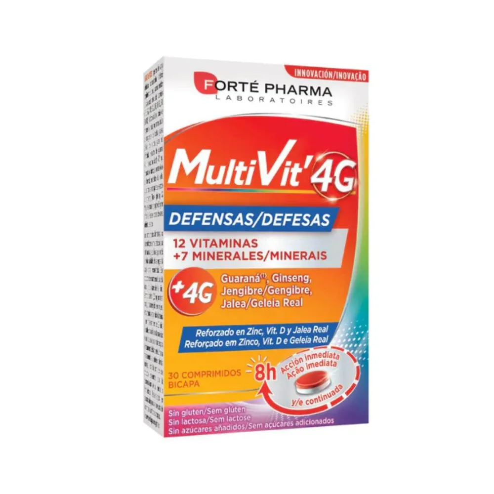 Forte Pharma Multivit 4G Defensas 30 Comprimidos