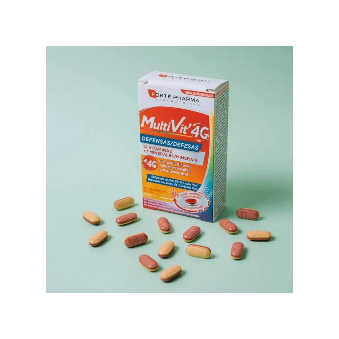 Forte Pharma Multivit 4G Defensas 30 Comprimidos detalle