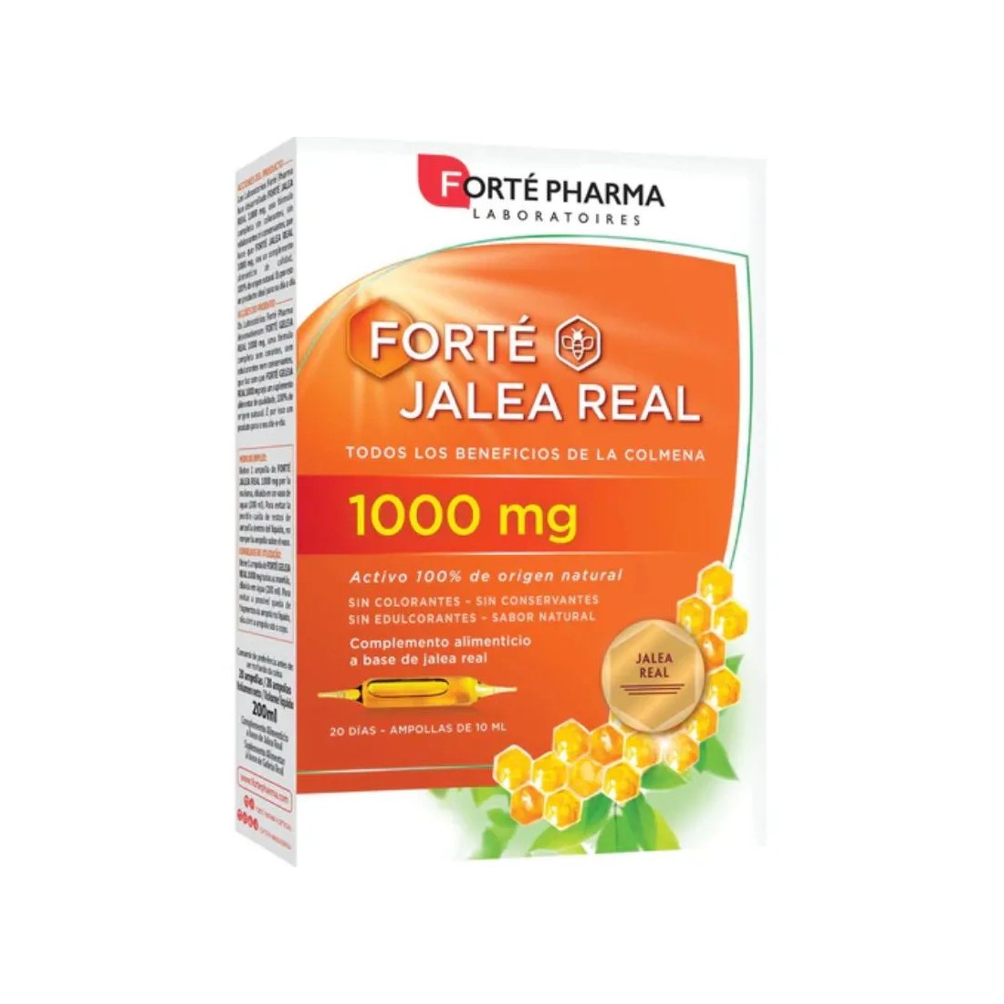 Forte Pharma Jalea Real 1000mg 20 Ampollas