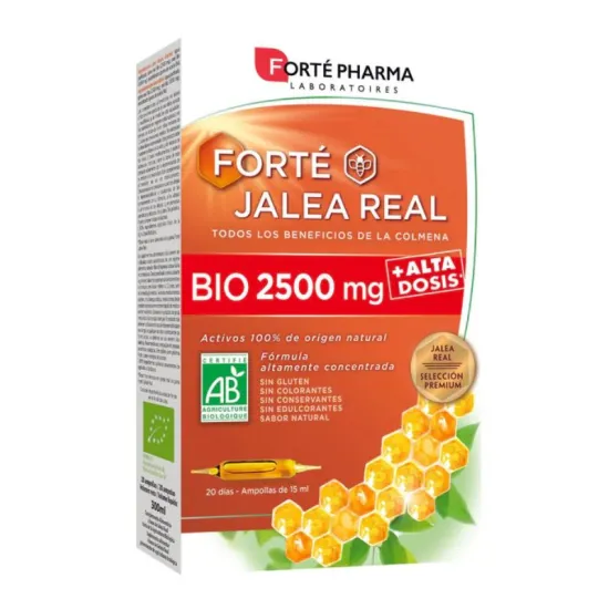 Forte Pharma Jalea Real Bio 2500mg 20 Ampollas