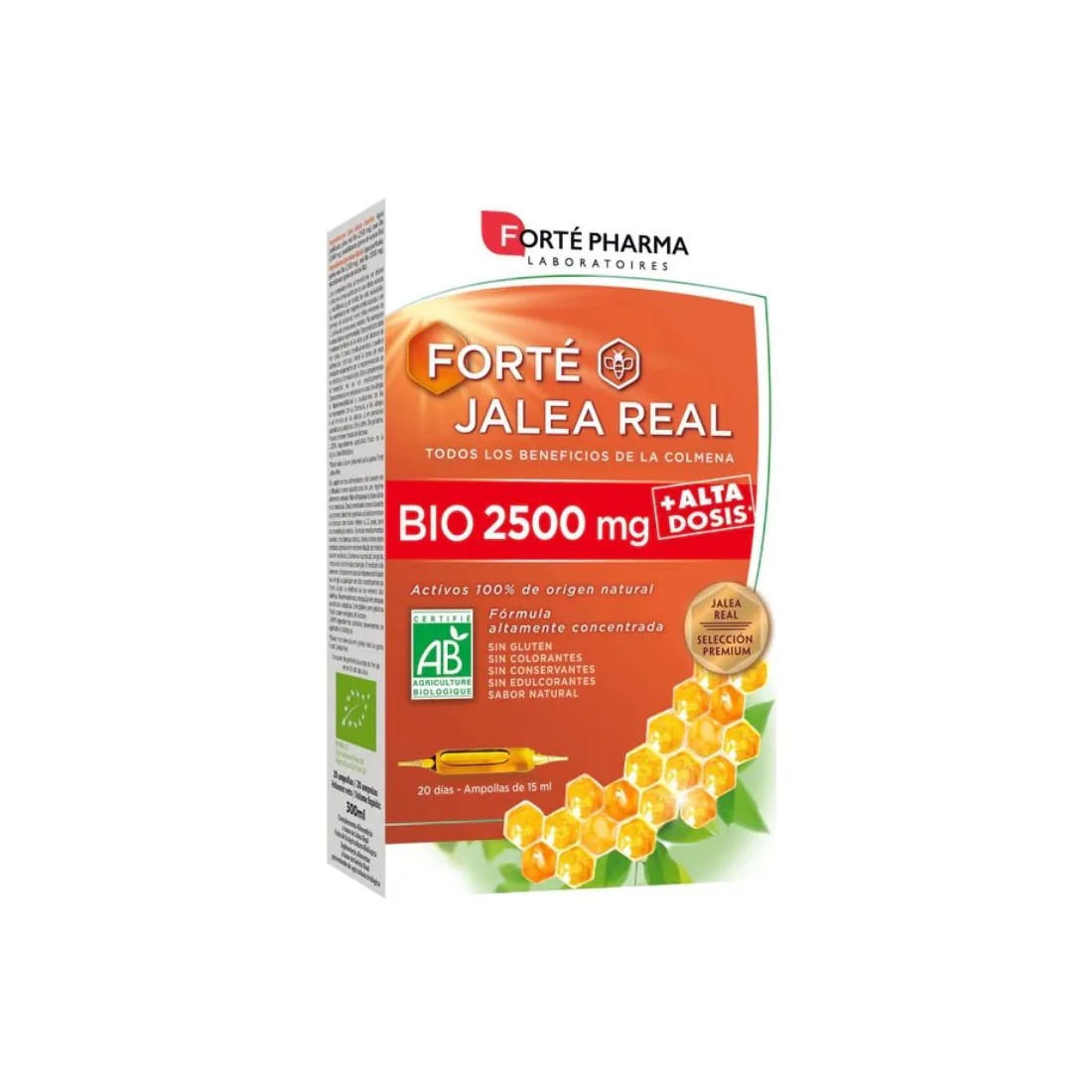 Forte Pharma Jalea Real Bio 2500mg 20 Ampollas