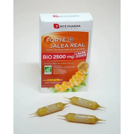 Forte Pharma Jalea Real Bio 2500mg 20 Ampollas tamaño