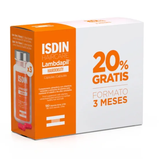 Isdin PACK Lambdapil Hairdensity Cápsulas 180 Capsulas