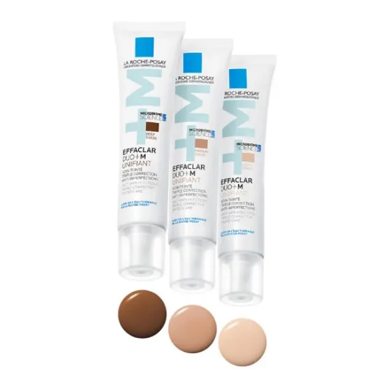 La Roche Posay Effaclar Duo+ M Unifiant Deep Shade Oscuro 40ml tonos