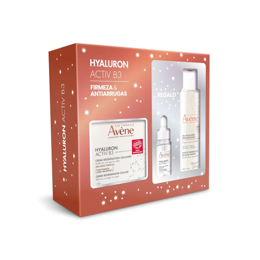 Avene PACK REGALO Hyaluron Activ B3 Crema Regeneradora 50ml + Sérum Concentrado + Agua Micelar Desmaquillante