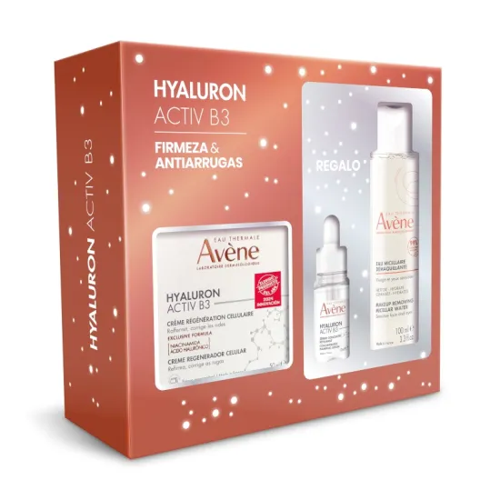 Avene PACK REGALO Hyaluron Activ B3 Crema Regeneradora 50ml + Sérum Concentrado + Agua Micelar Desmaquillante