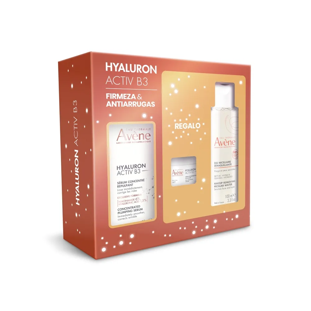 Avene PACK REGALO Hyaluron Activ B3 Sérum Concentrado 30ml + Crema Regeneradora + Agua Micelar Desmaquillante