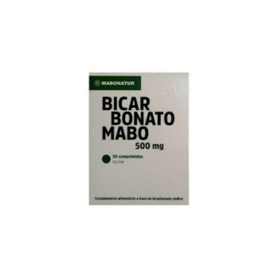 Mabo Bicarbonato 500mg 30 Comprimidos | Masparafarmacia